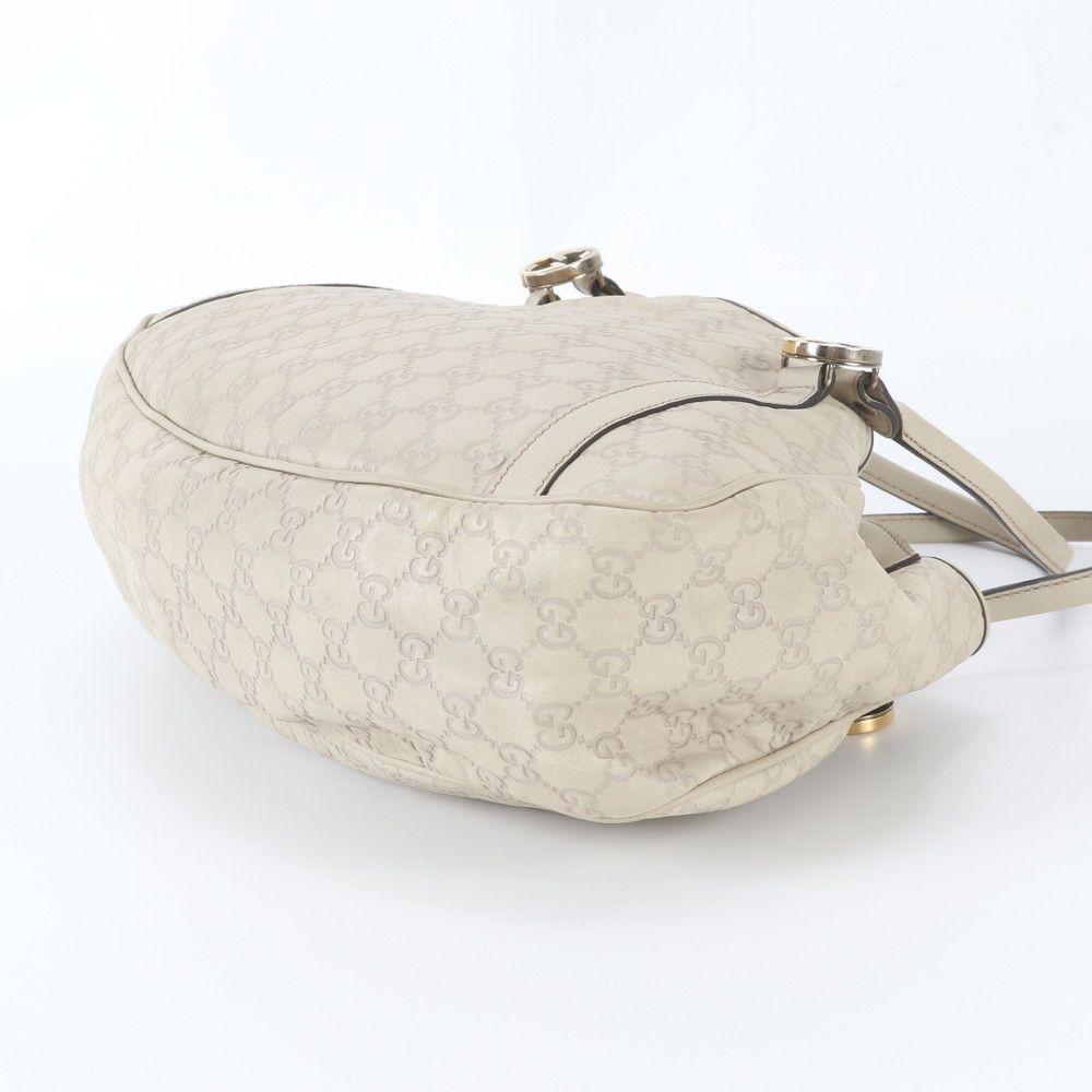 Gucci Guccissima GG Twins Leather Tote Shoulder Hand — view 4