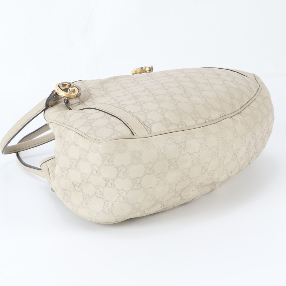 Gucci Guccissima GG Twins Leather Tote Shoulder Hand — view 5