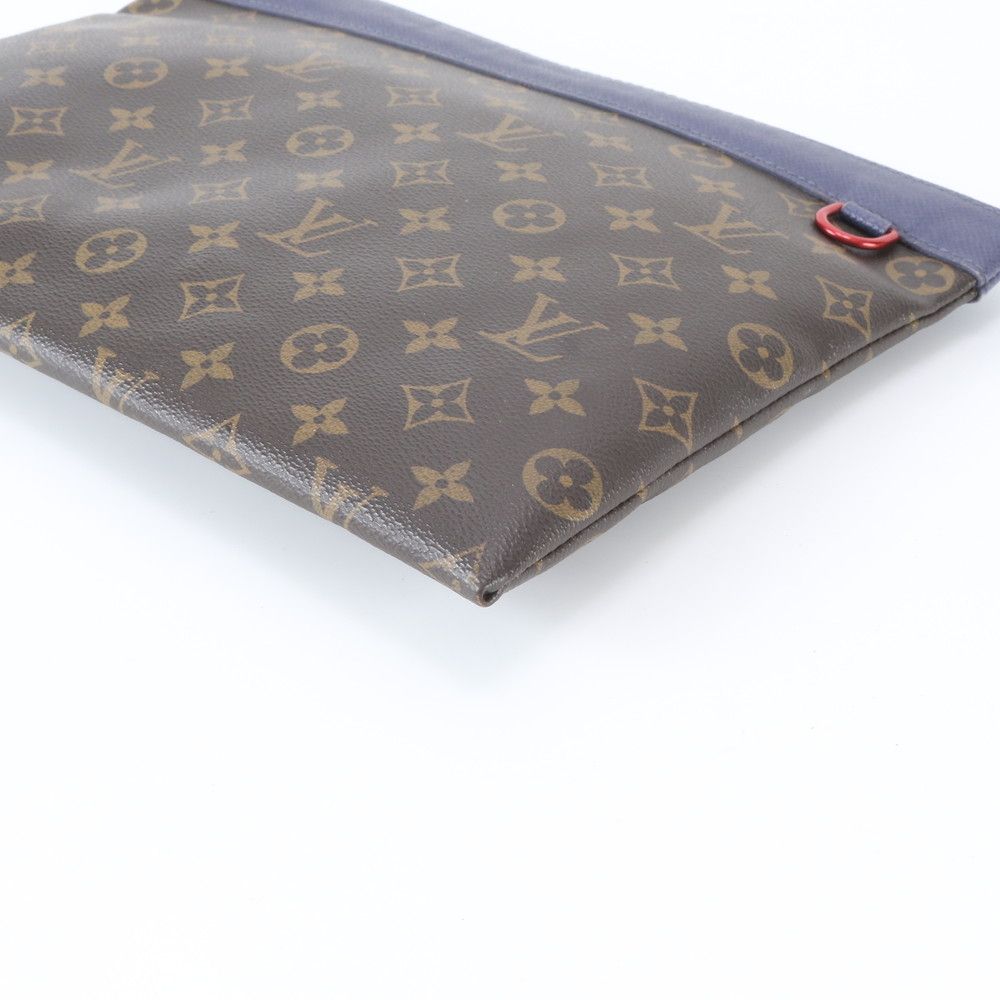 Louis Vuitton Monogram Pochette Apollo Leather Clutch Pouch Business — view 4