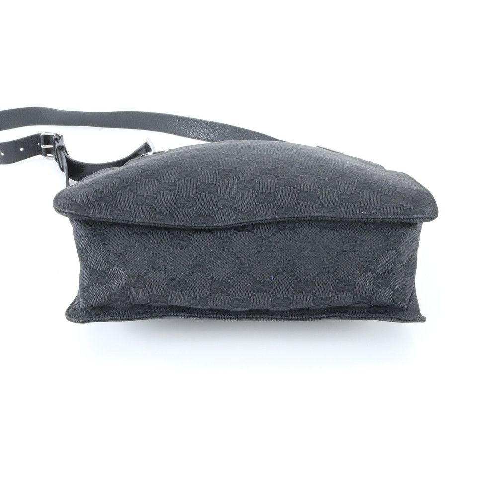 Gucci GG Canvas Eclipse Leather Shoulder Bag Crossbody Messenger Business — view 6