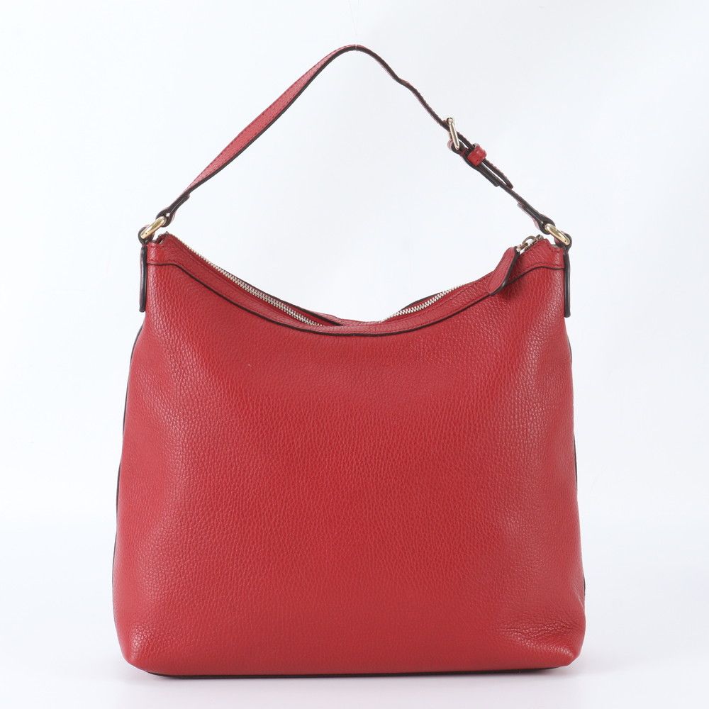 Gucci Interlocking Leather Shoulder Bag Tote Hand — view 3