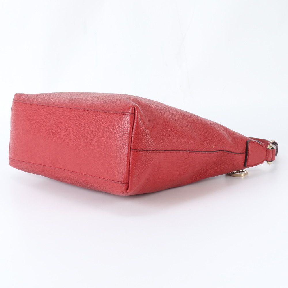 Gucci Interlocking Leather Shoulder Bag Tote Hand — view 4