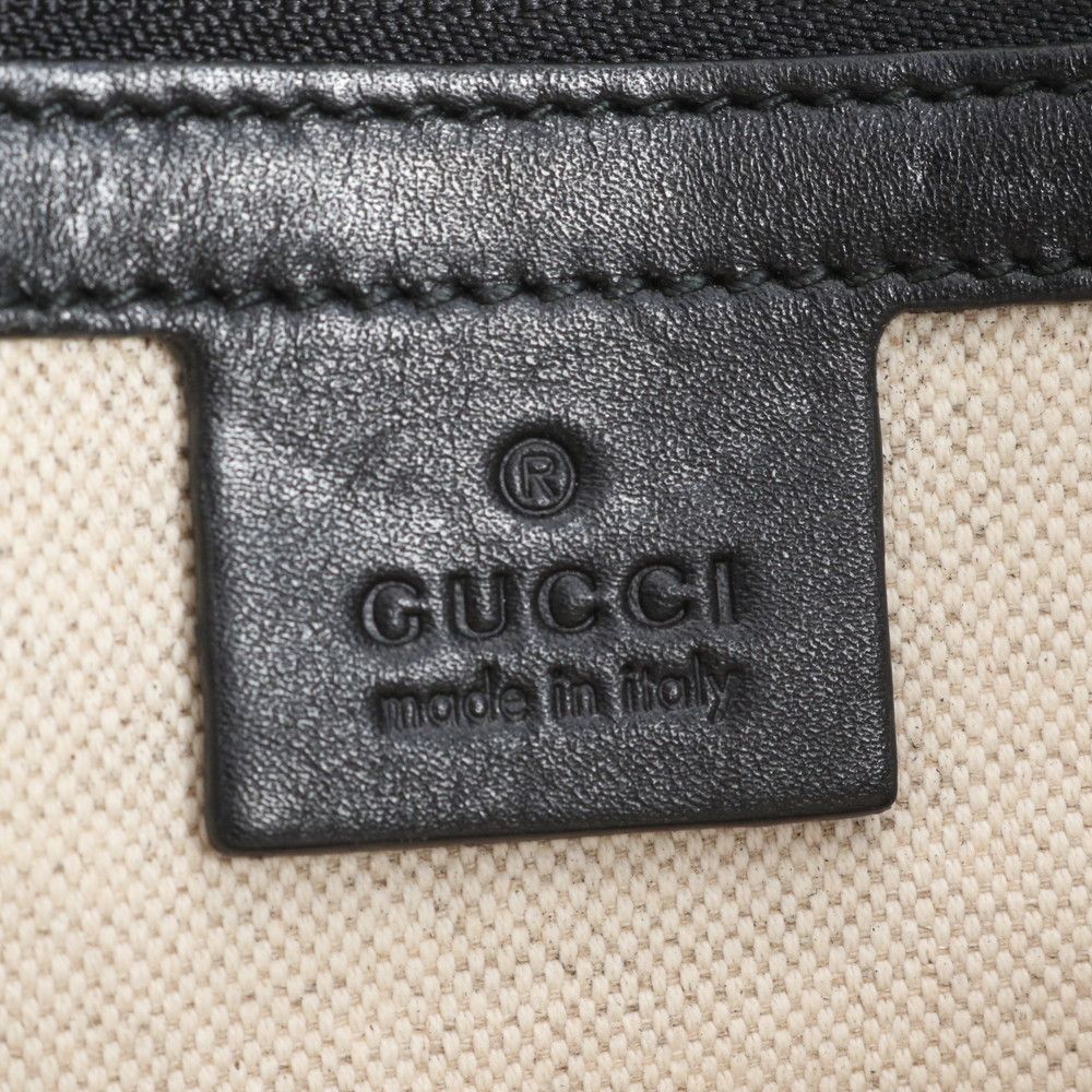 Gucci GG Supreme Tiger Print Leather Tote Shoulder Business — view 8