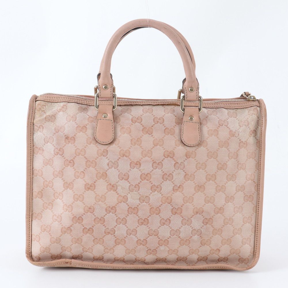 Gucci GG Supreme Leather Handbag Tote — view 3