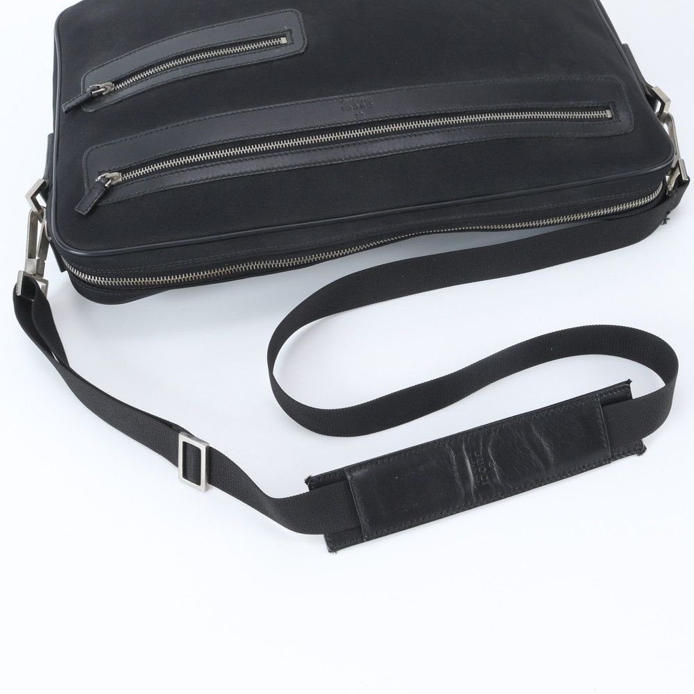 Gucci Leather Business Crossbody Shoulder Document Briefcase Tote — view 2