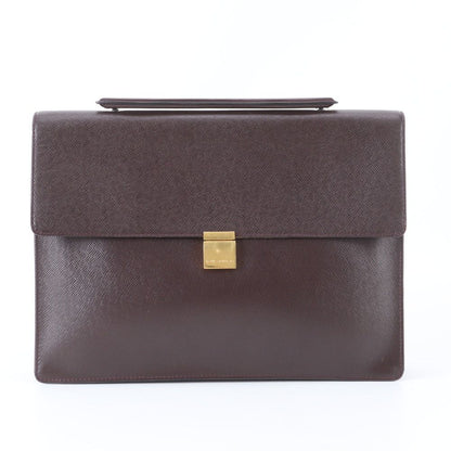 Louis Vuitton Taiga Angara Leather Business Document Briefcase Tote