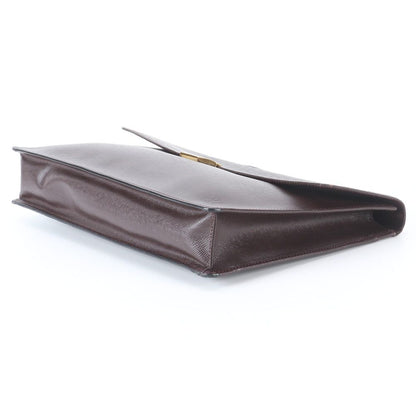 Louis Vuitton Taiga Angara Leather Business Document Briefcase Tote — view 4