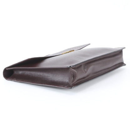 Louis Vuitton Taiga Angara Leather Business Document Briefcase Tote — view 6