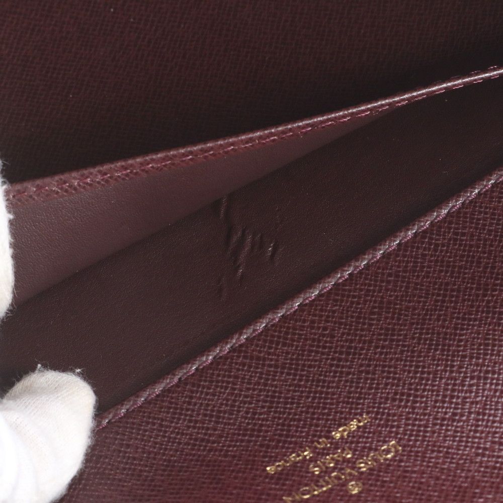 Louis Vuitton Taiga Angara Leather Business Document Briefcase Tote — view 8