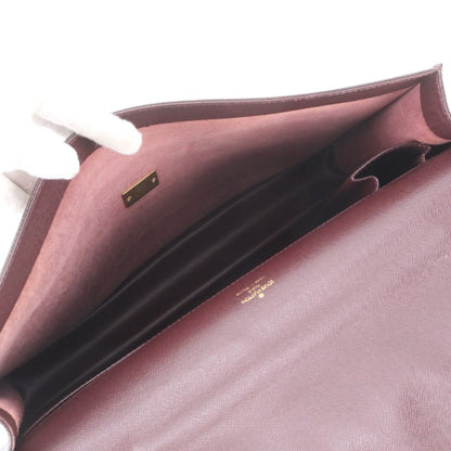 Louis Vuitton Taiga Angara Leather Business Document Briefcase Tote — view 7