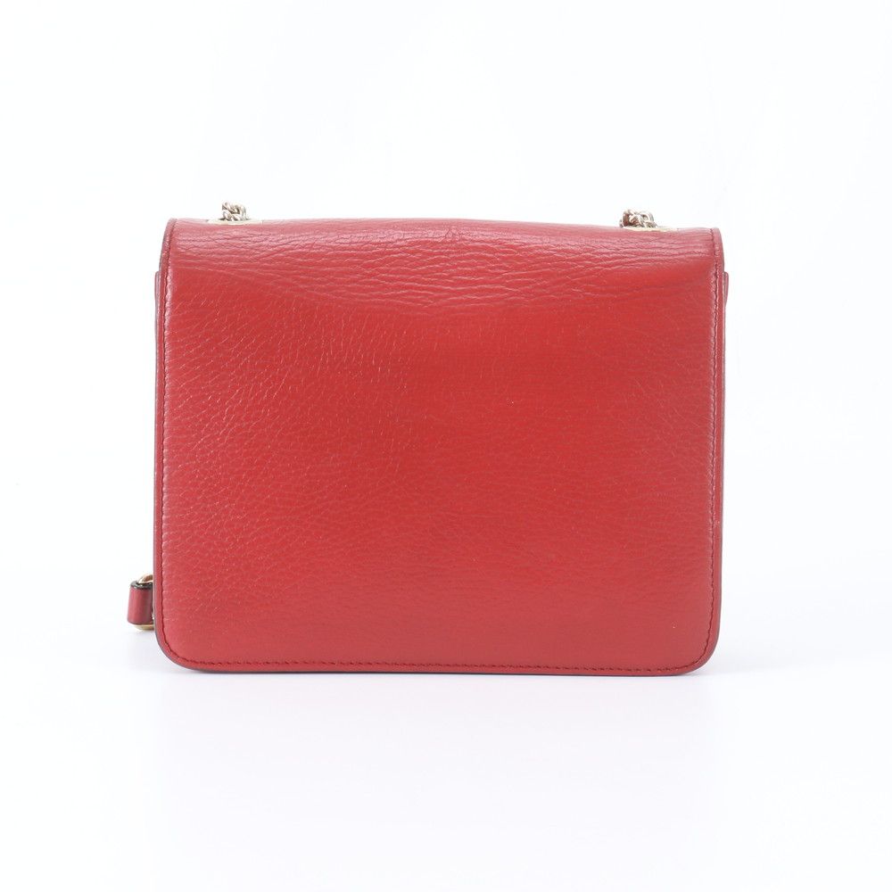 Gucci Interlocking Leather Chain Shoulder Bag Crossbody — view 3