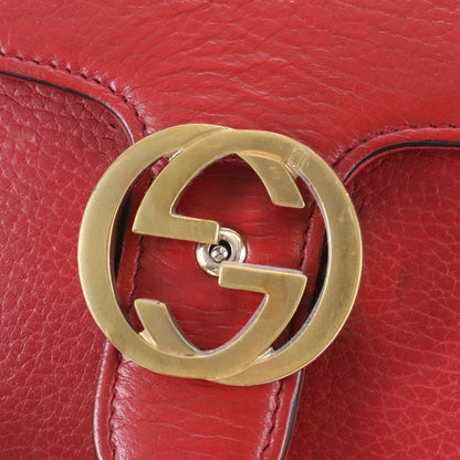 Gucci Interlocking Leather Chain Shoulder Bag Crossbody — view 8
