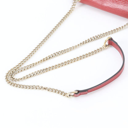 Gucci Interlocking Leather Chain Shoulder Bag Crossbody — view 2