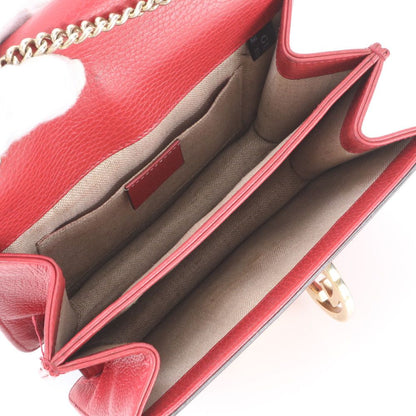 Gucci Interlocking Leather Chain Shoulder Bag Crossbody — view 7