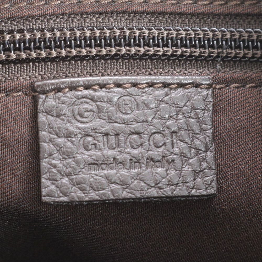 Gucci GG Canvas Leather Shoulder Bag Messenger Business Tote — view 8