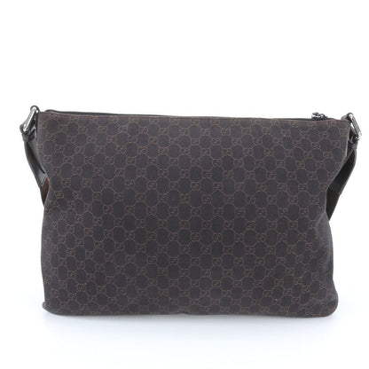 Gucci GG Canvas Leather Shoulder Bag Messenger Business Tote — view 2