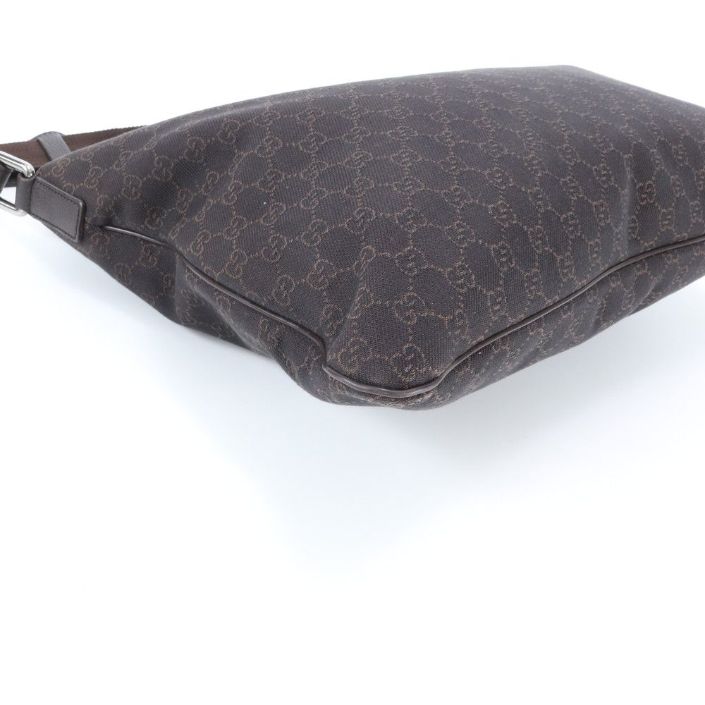 Gucci GG Canvas Leather Shoulder Bag Messenger Business Tote — view 4
