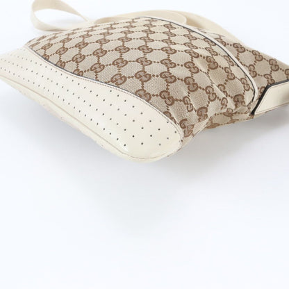 Gucci GG Canvas Leather Shoulder Bag Crossbody Hand Tote — view 5