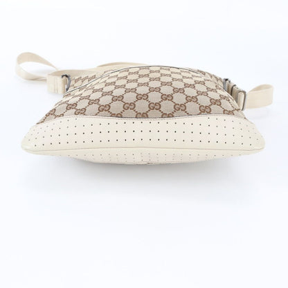 Gucci GG Canvas Leather Shoulder Bag Crossbody Hand Tote — view 6