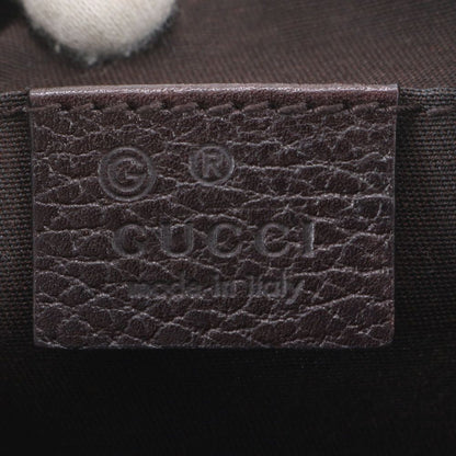 Gucci GG Canvas Leather Handbag Pouch Tote — view 8