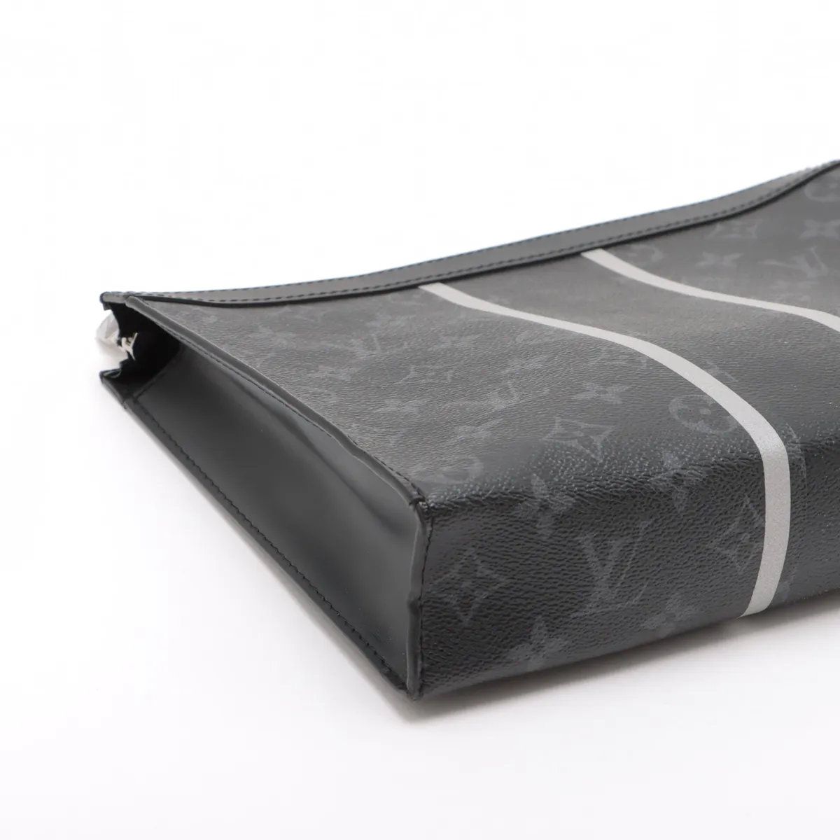 Louis Vuitton Monogram Eclipse Pochette Voyage Second Bag Leather — view 4