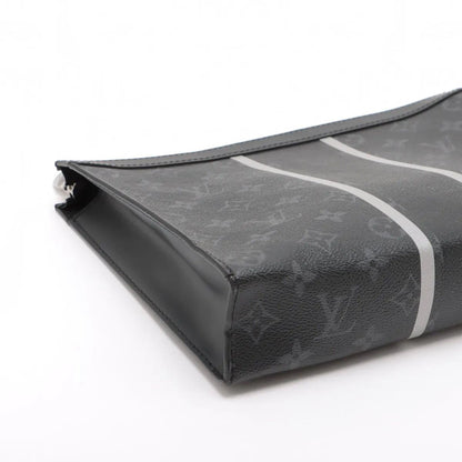 Louis Vuitton Monogram Eclipse Pochette Voyage Second Bag Leather — view 4