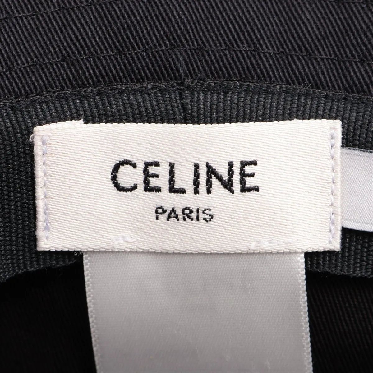 Celine Logo Bucket Hat Black — view 5
