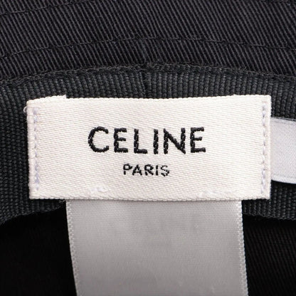 Celine Logo Bucket Hat Black — view 5