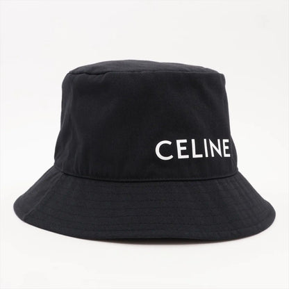 Celine Logo Bucket Hat Black — view 2