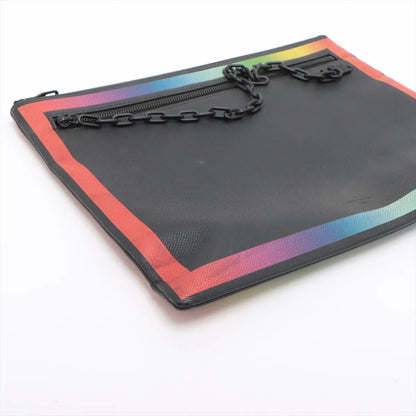 Louis Vuitton Taiga Rainbow Pochette Clutch Pouch — view 4