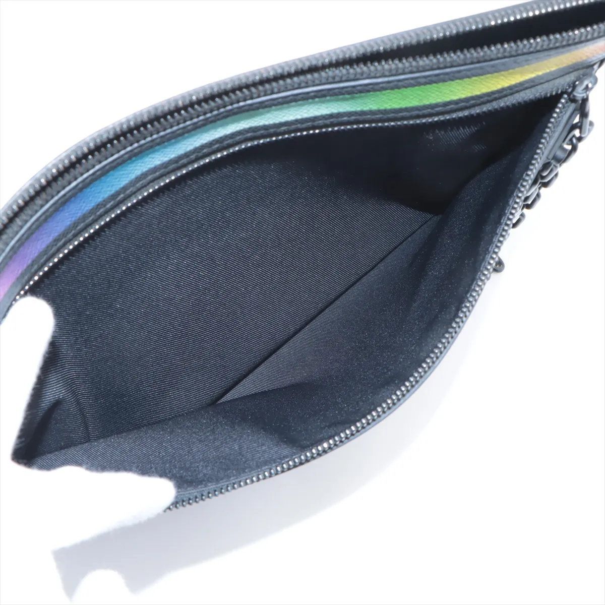 Louis Vuitton Taiga Rainbow Pochette Clutch Pouch — view 7