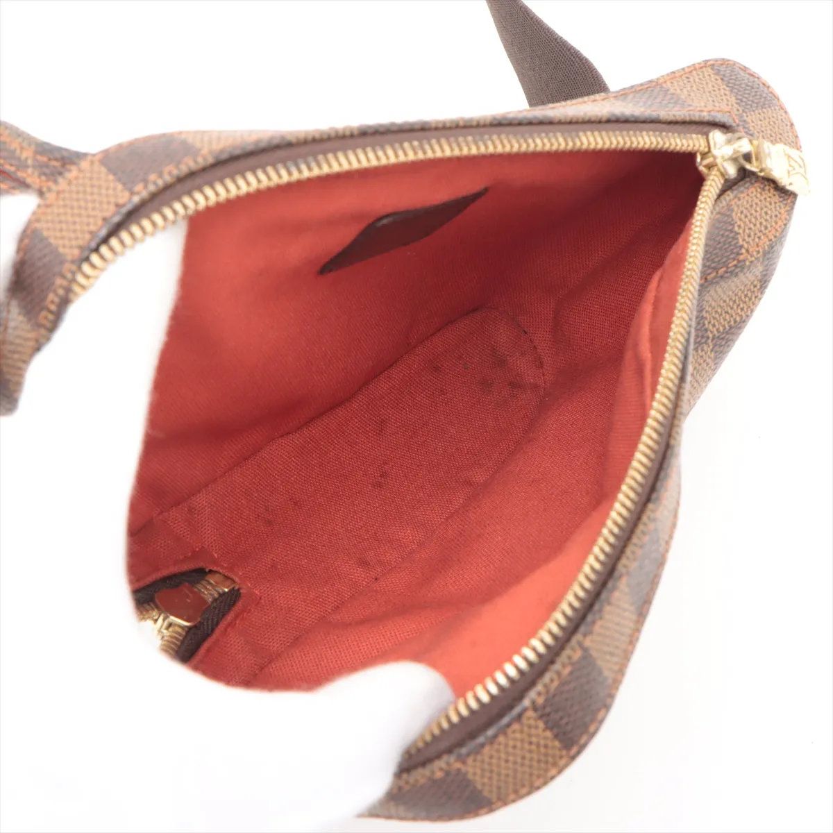 Louis Vuitton Damier Geronimos Leather Belt Bag Crossbody Body Waist Pouch — view 6