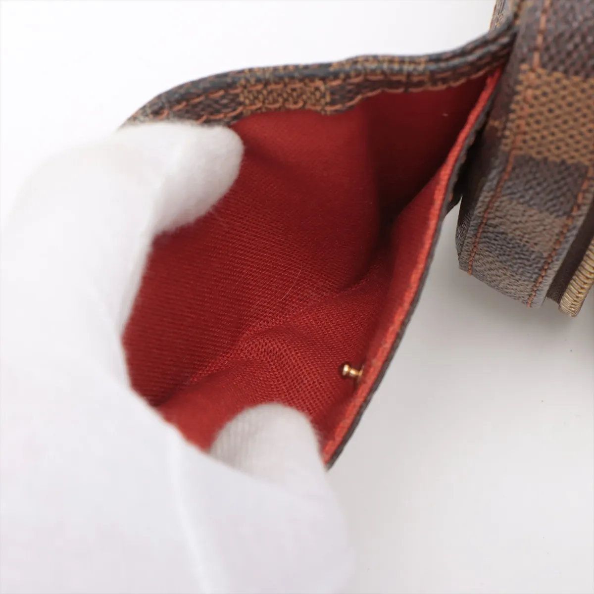 Louis Vuitton Damier Geronimos Leather Belt Bag Crossbody Body Waist Pouch — view 8