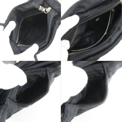 Prada Logo Nylon Black Handbag — view 6