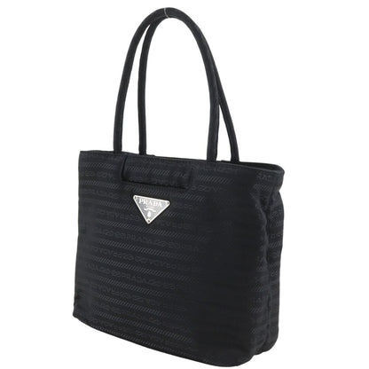 Prada Logo Nylon Black Handbag — view 2