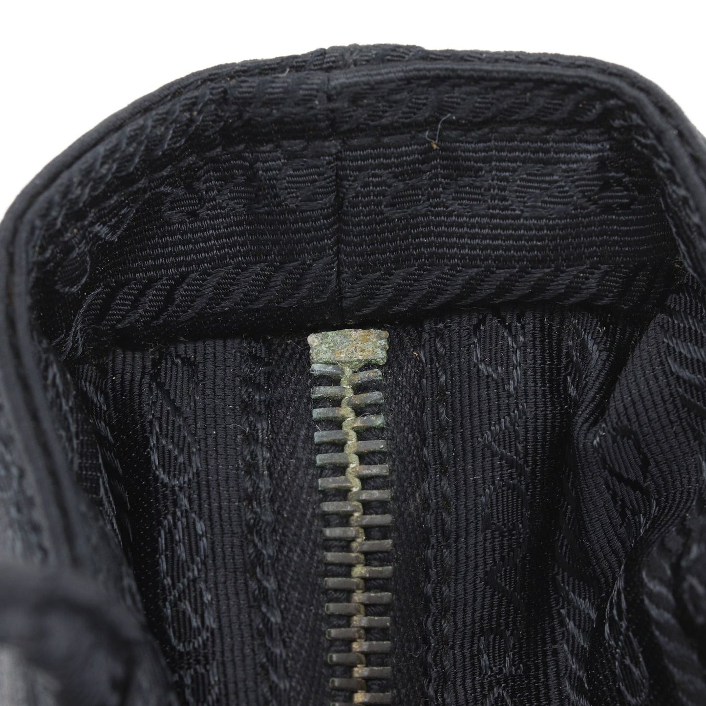 Prada Logo Nylon Black Handbag — view 7
