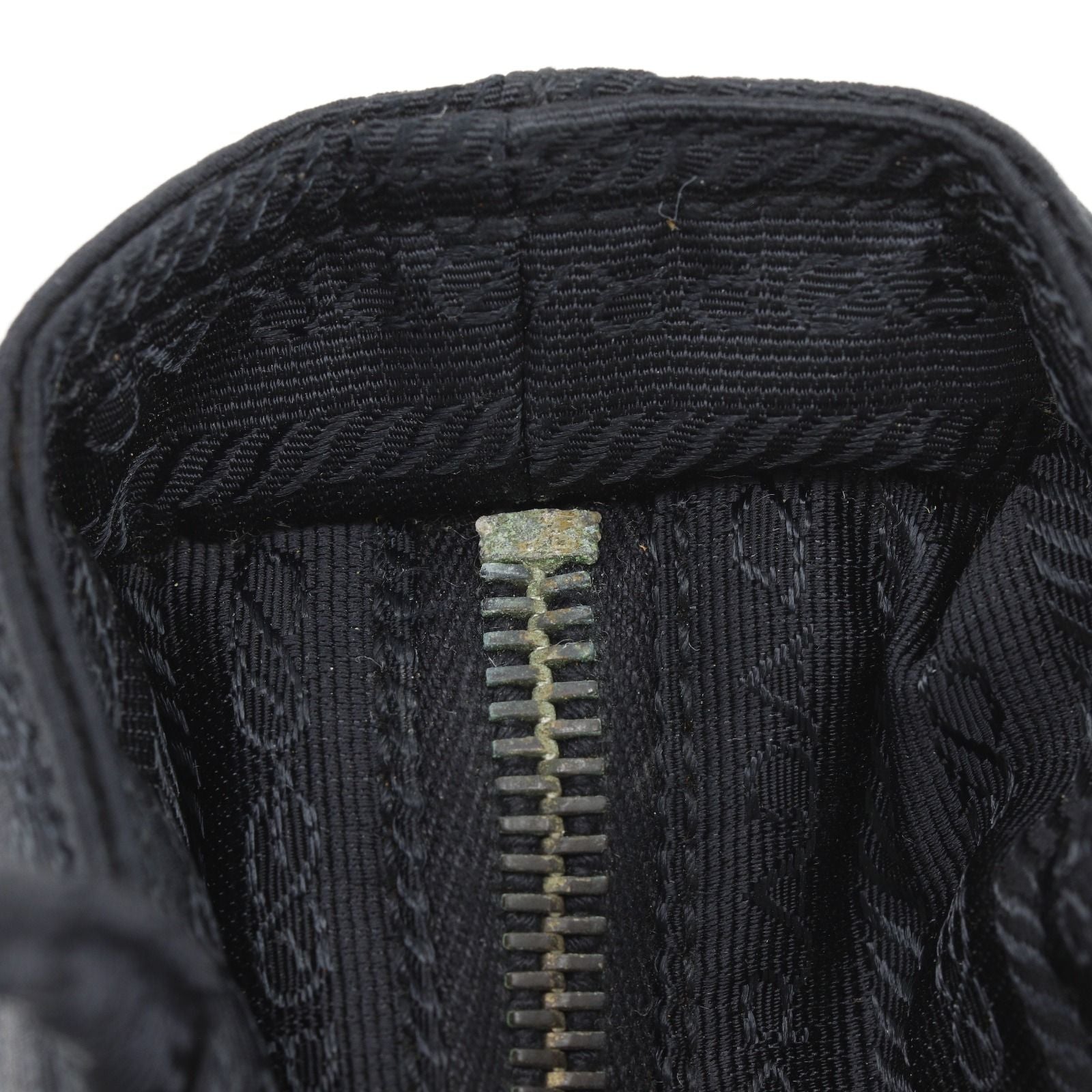 Prada Logo Nylon Black Handbag — view 7