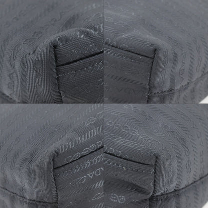 Prada Logo Nylon Black Handbag — view 4