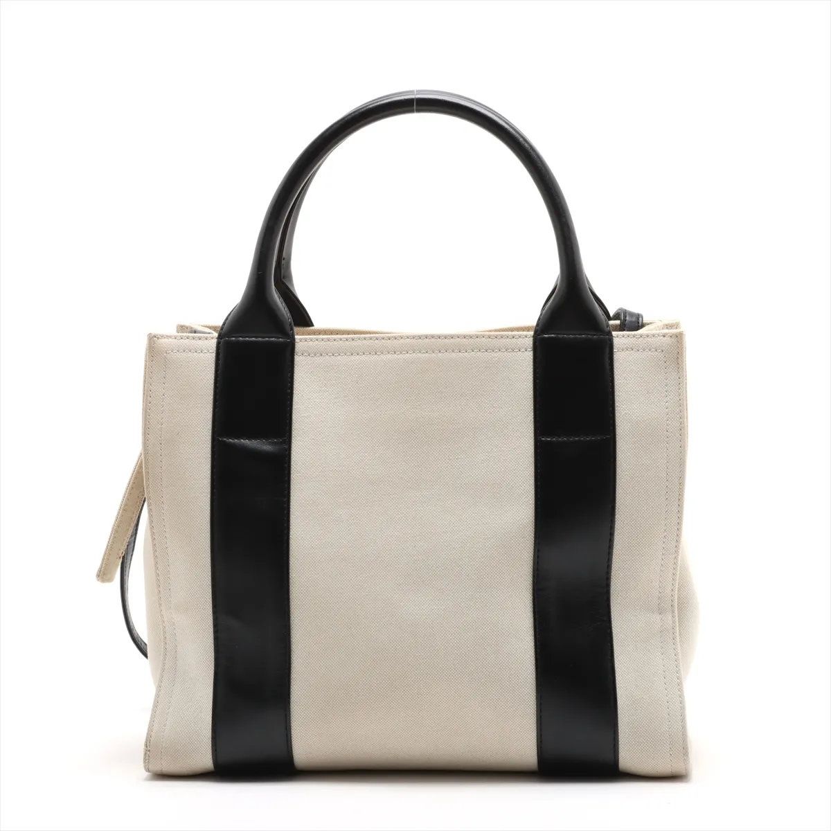Balenciaga Trade S Leather Canvas 2-Way Shoulder Bag Crossbody Hand — view 2