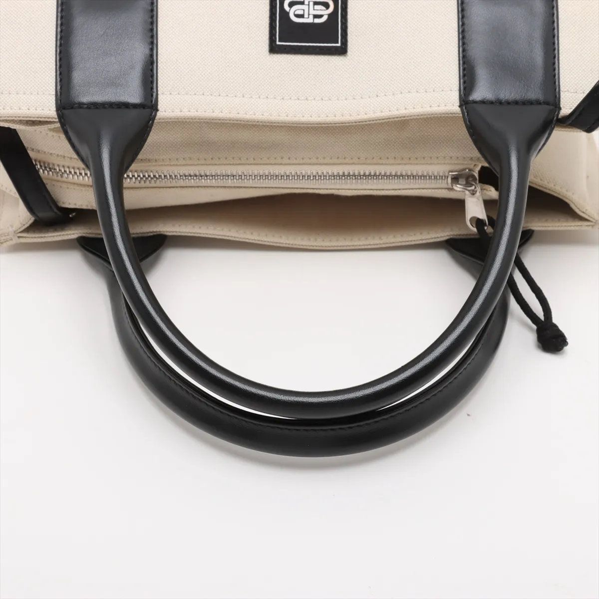 Balenciaga Trade S Leather Canvas 2-Way Shoulder Bag Crossbody Hand — view 5