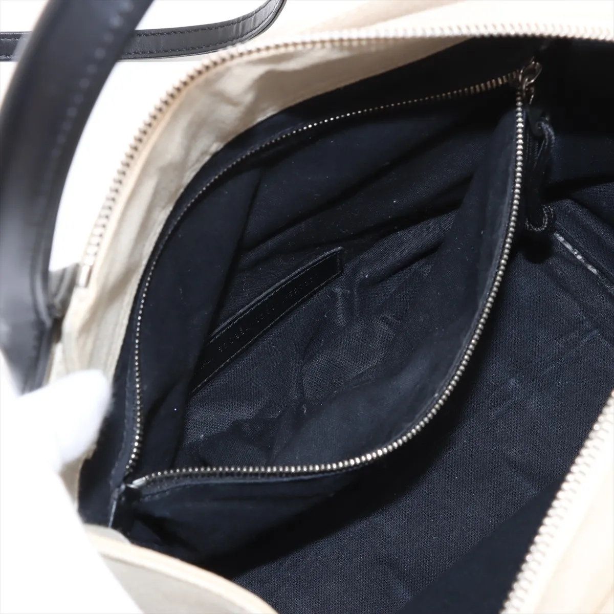 Balenciaga Trade S Leather Canvas 2-Way Shoulder Bag Crossbody Hand — view 9