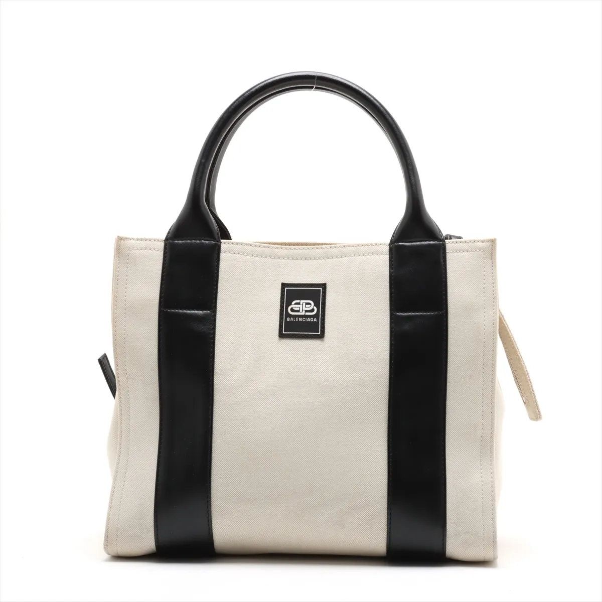 Balenciaga Trade S Leather Canvas 2-Way Shoulder Bag Crossbody Hand
