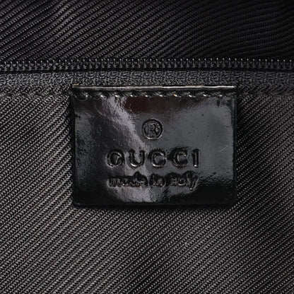Gucci GG Canvas Leather Shoulder Bag Hand Black — view 9