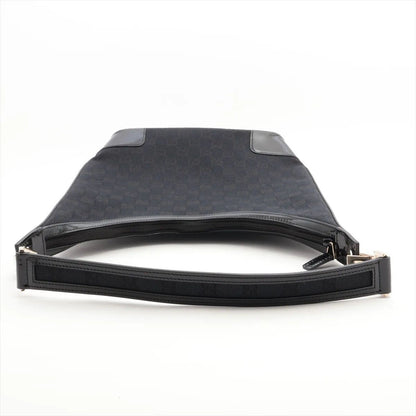 Gucci GG Canvas Leather Shoulder Bag Hand Black — view 5