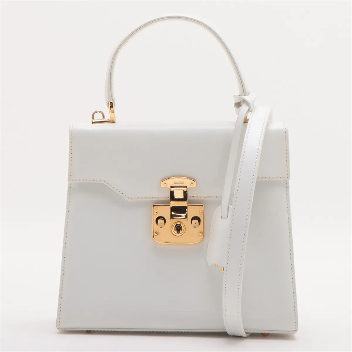 Gucci Ladylock Crossbody Leather 2-Way Shoulder Bag Hand
