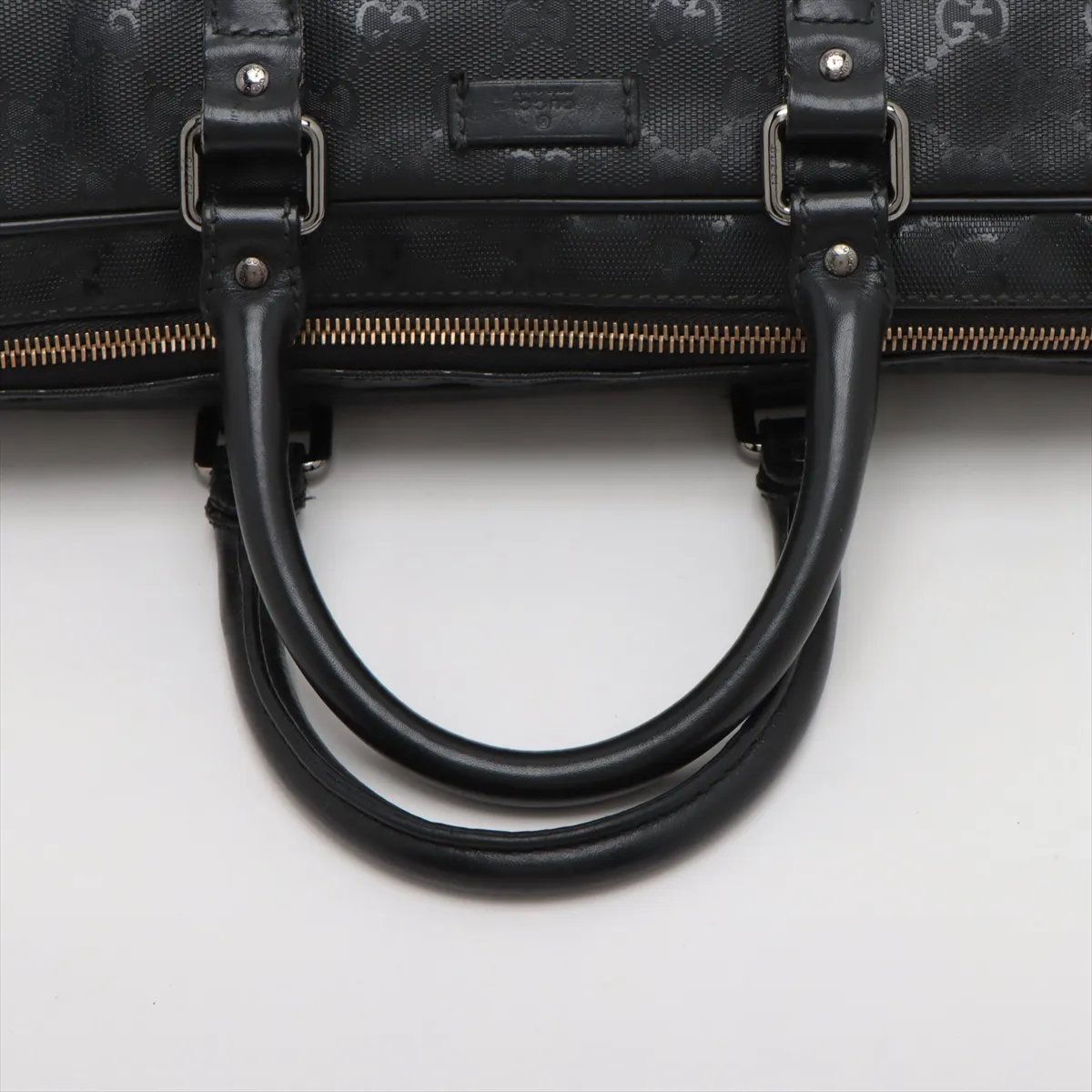 Gucci GG Supreme Leather 2-Way Business Crossbody Document Tote Black — view 5