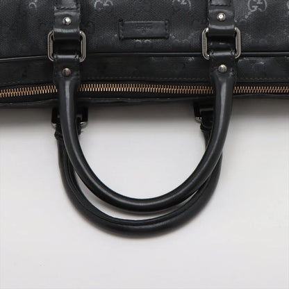 Gucci GG Supreme Leather 2-Way Business Crossbody Document Tote Black — view 5
