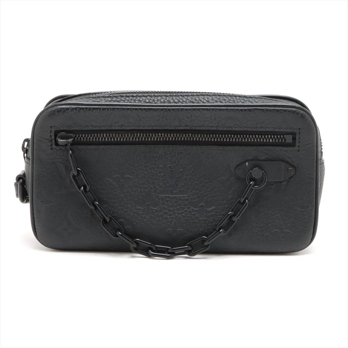 Louis Vuitton Taurillon Monogram Pochette with Volga Leather Second
