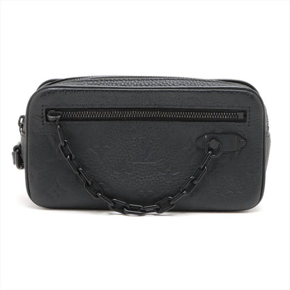 Louis Vuitton Taurillon Monogram Pochette with Volga Leather Second