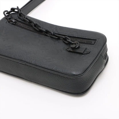 Louis Vuitton Taurillon Monogram Pochette with Volga Leather Second — view 3